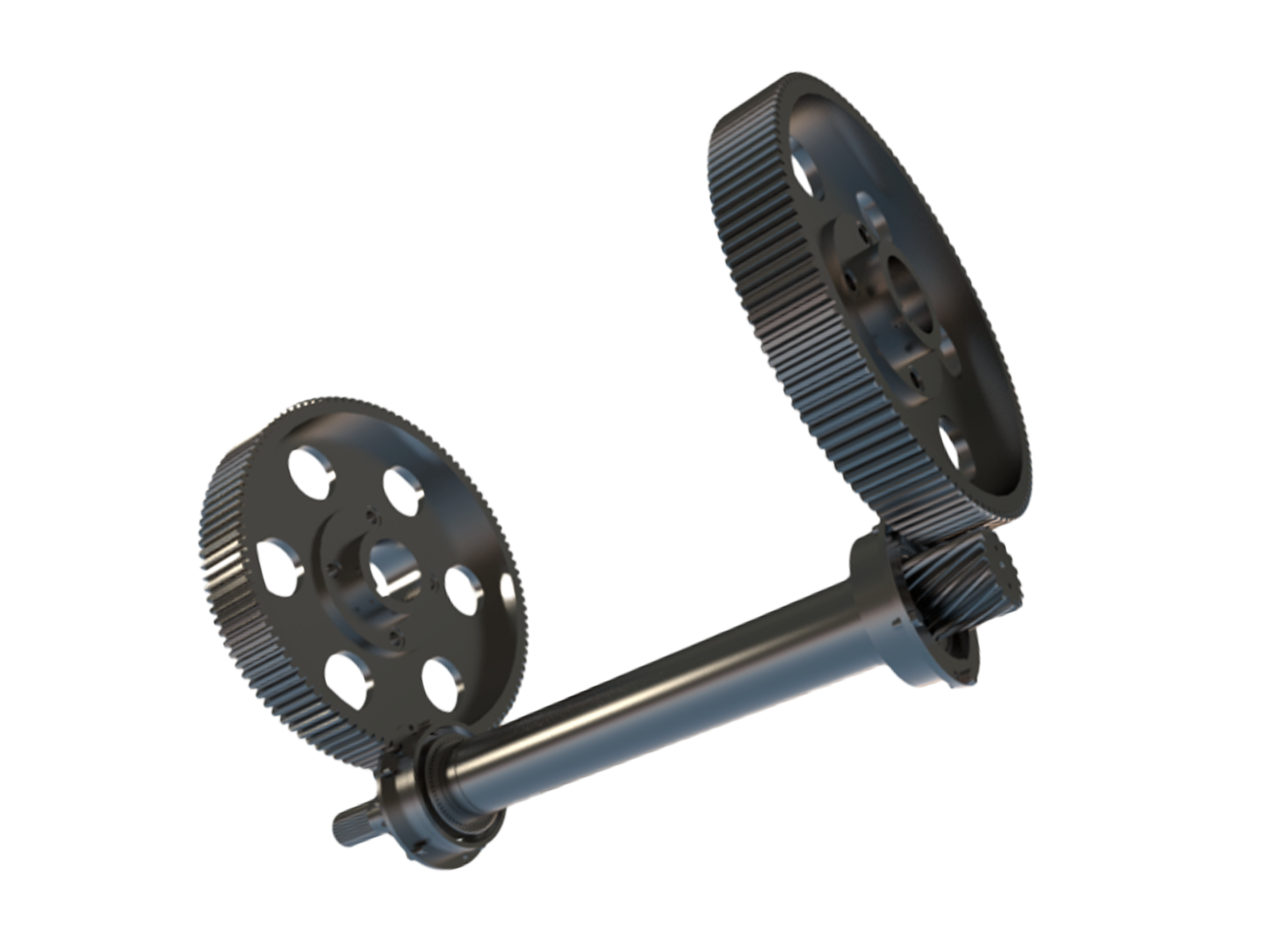 人字齿轮组表面硬化处理