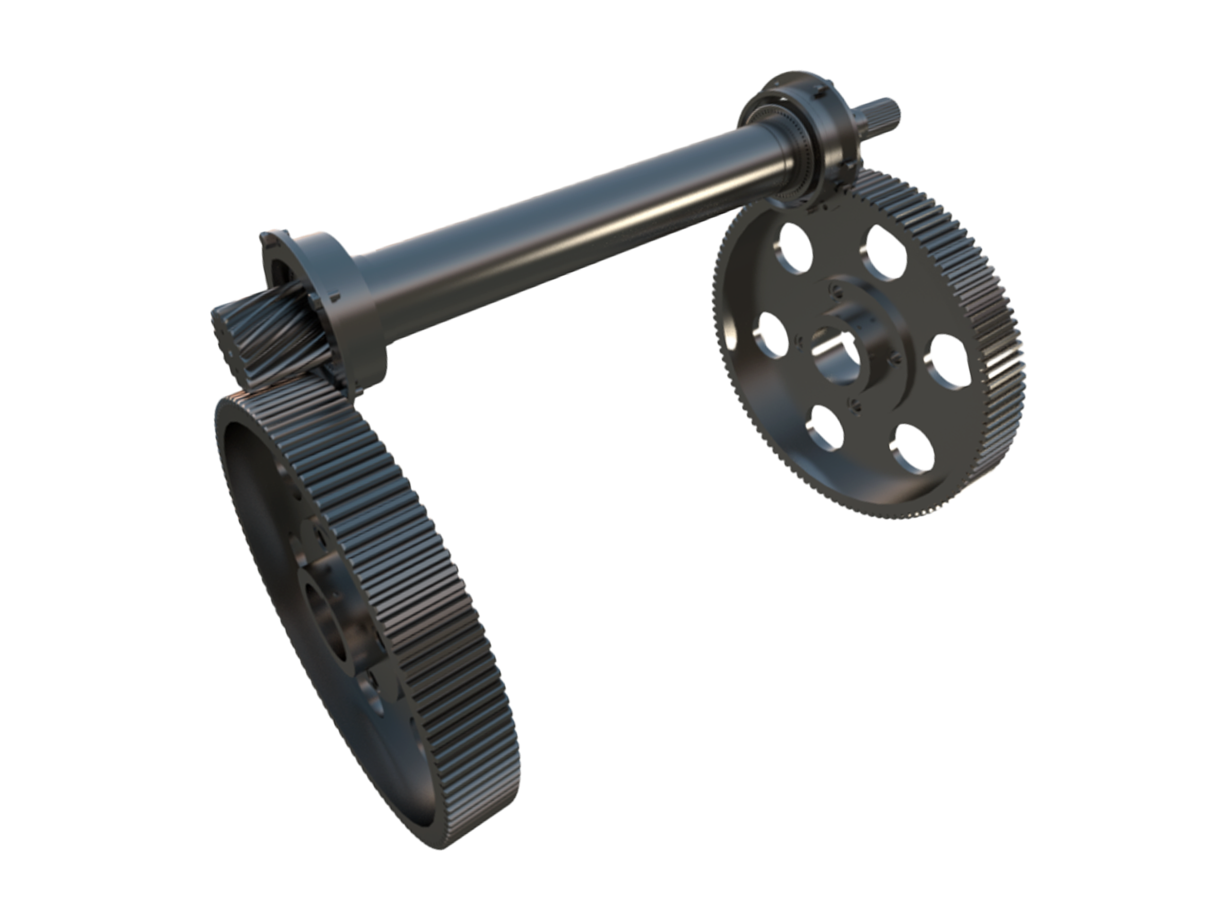 人字齿轮组表面硬化处理