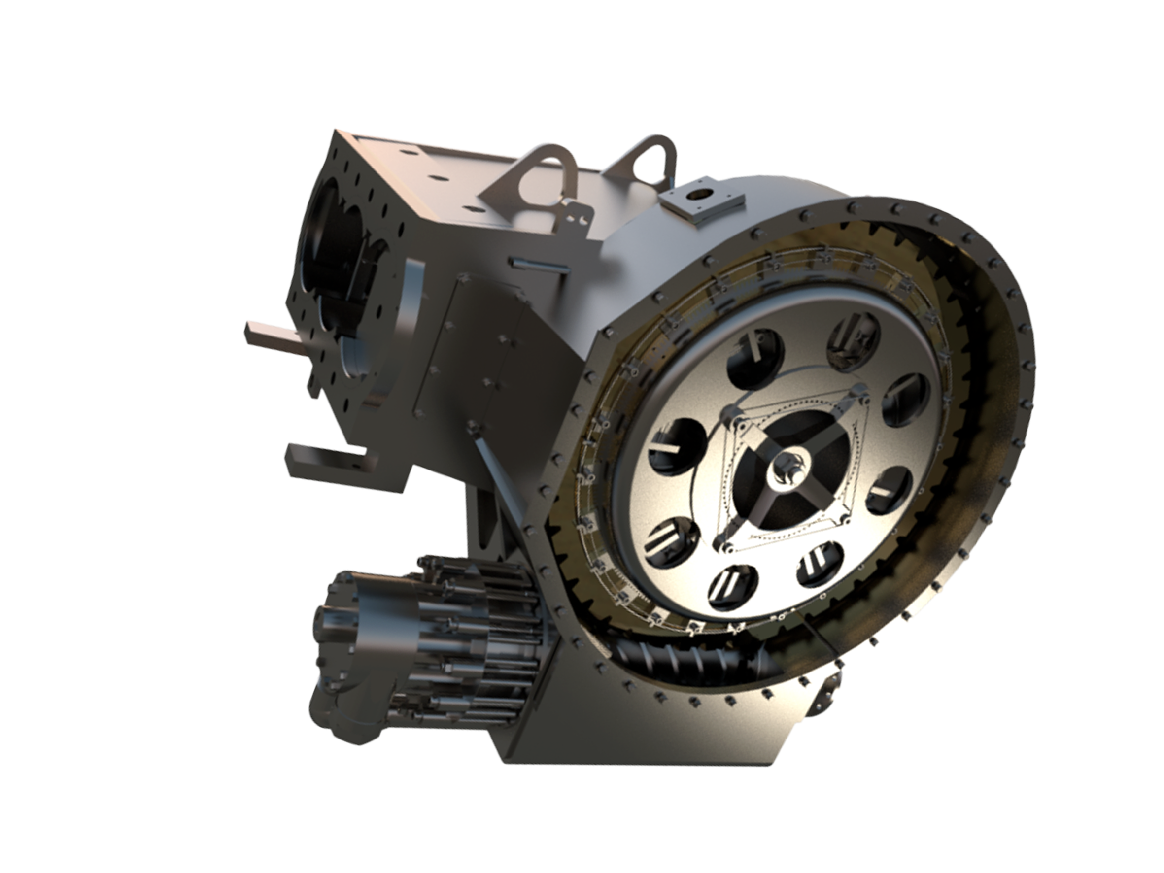 减速机构：钢制蜗杆配铜制涡轮，传动比8.61（标准配置）