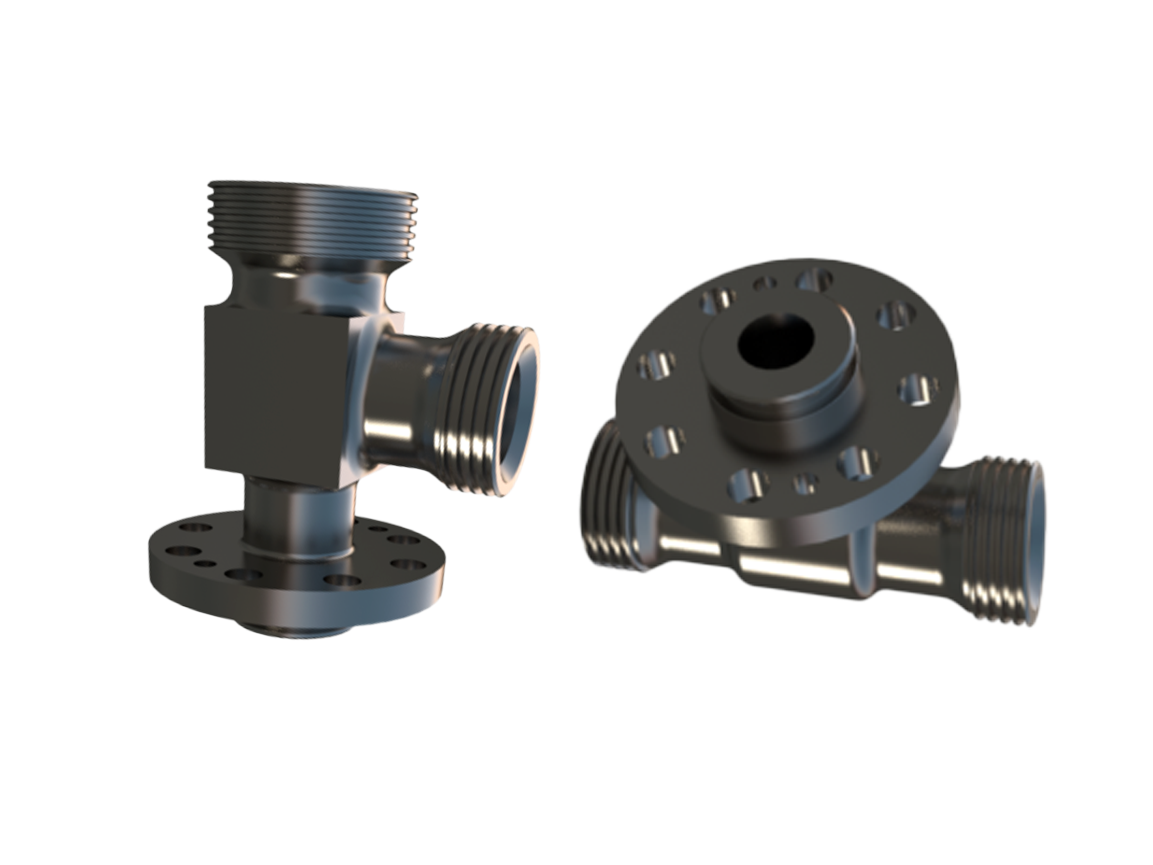 左右锻钢排出法兰