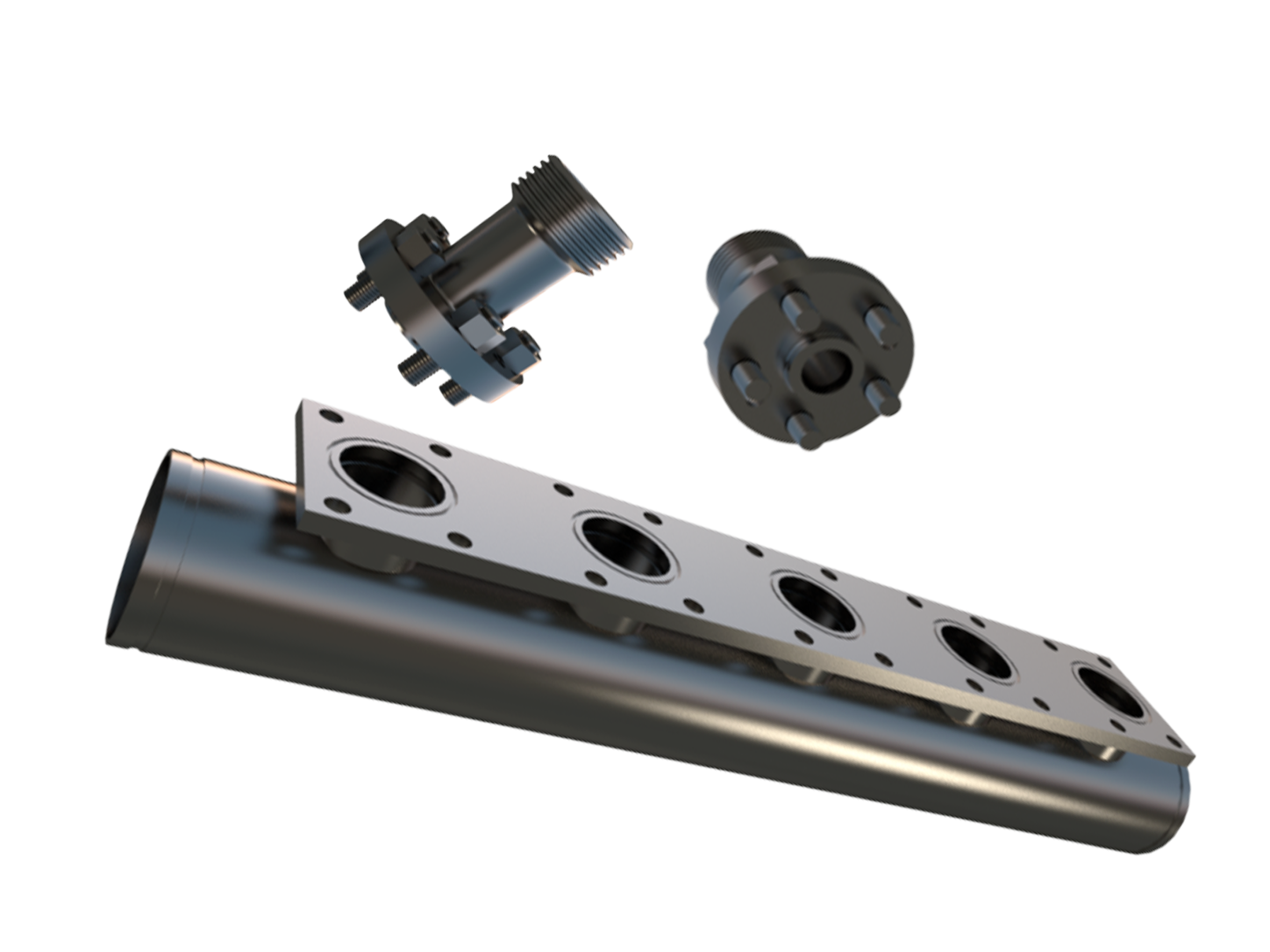 左或右吸入和排出连接接口