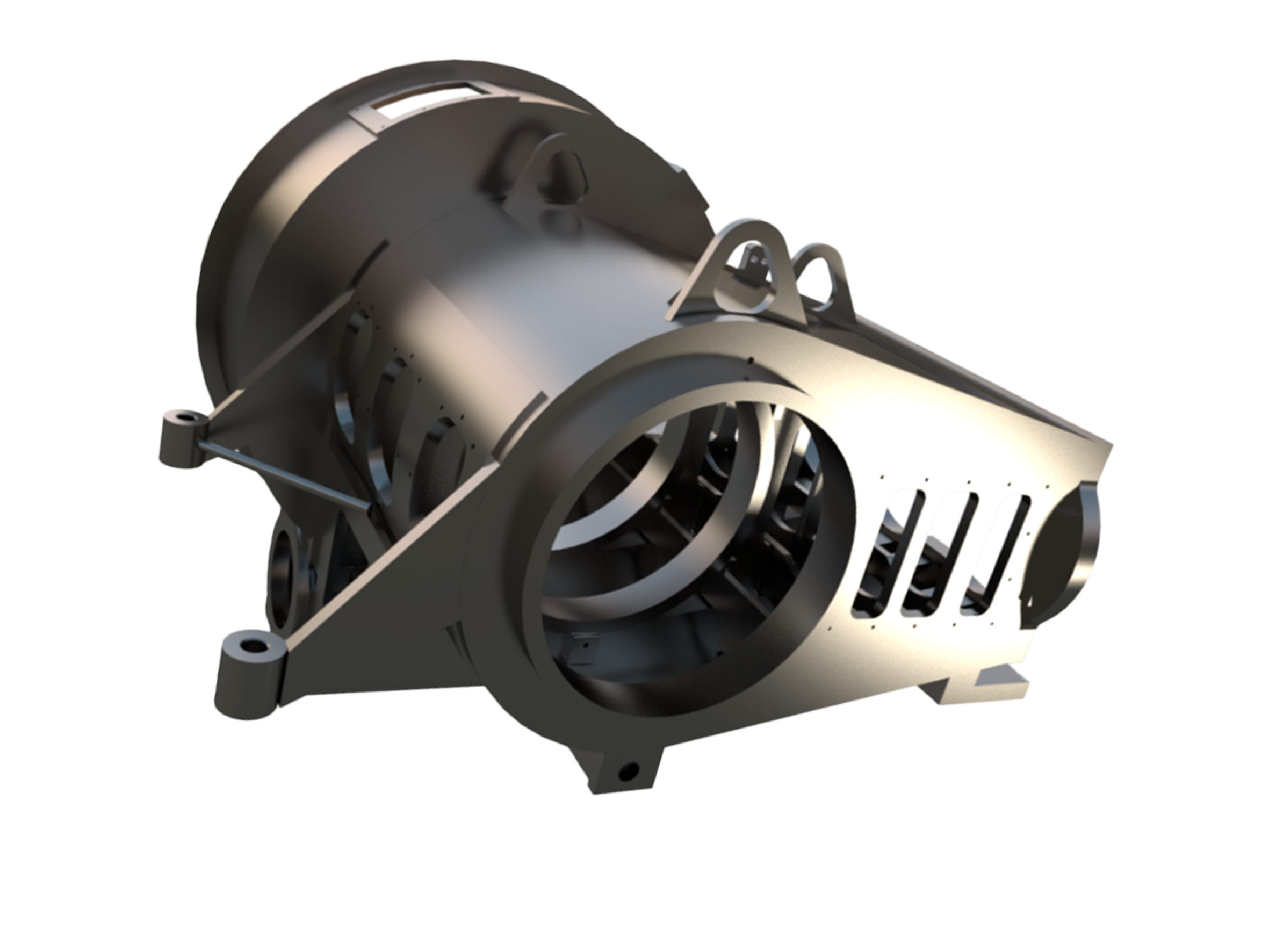 泵壳体：高强度钢焊接